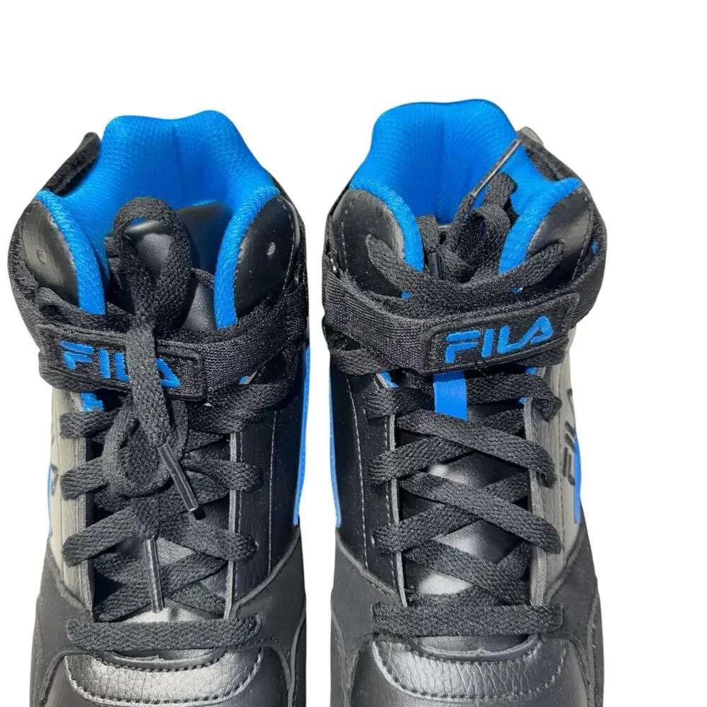 FILA MULTIVERSE Black and Blue Youth Strap shoes SZ/ 5.5